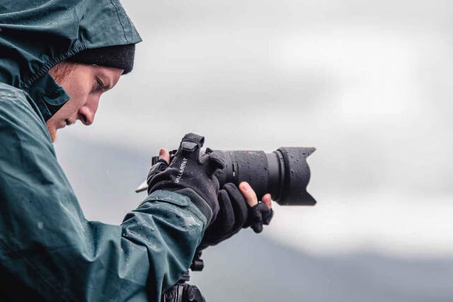 Varme og praktiske fotohansker